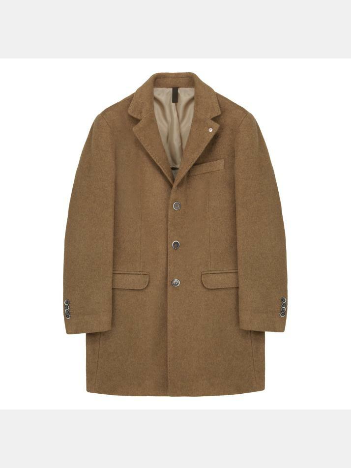 [QB24] 카멜 브라운 클래식 코트 GFICT617CA
