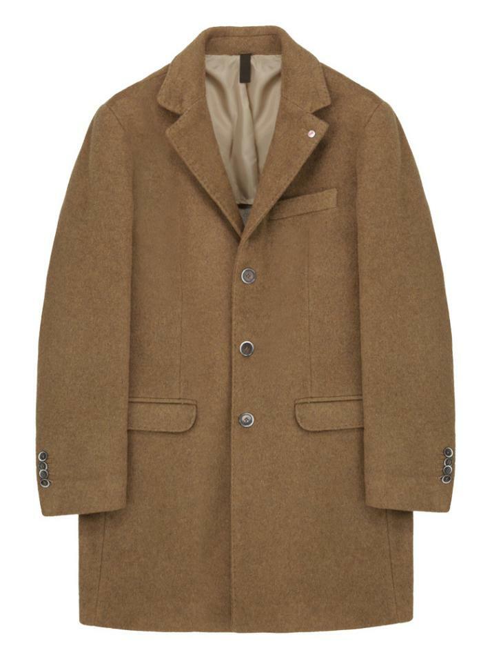 [QB24] 카멜 브라운 클래식 코트 GFICT617CA