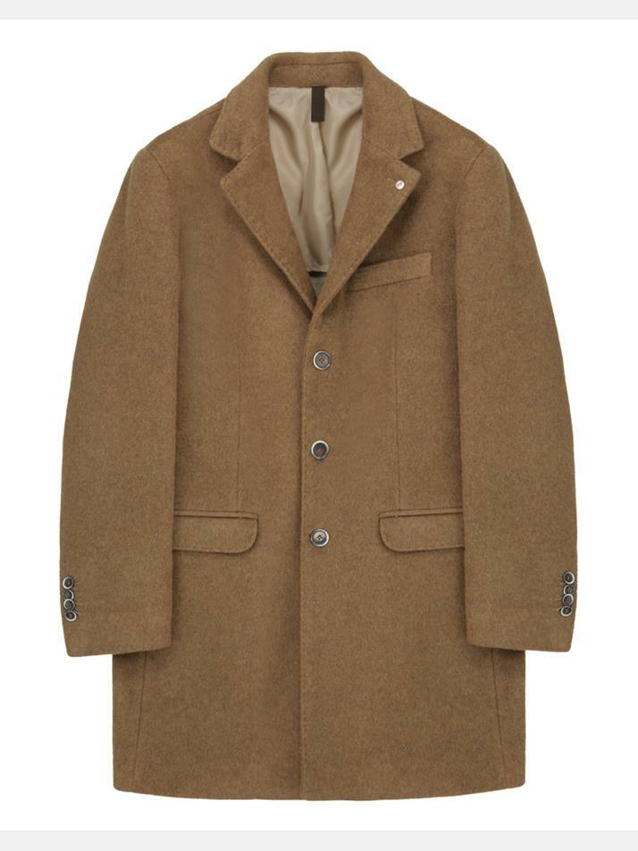 [QB24] 카멜 브라운 클래식 코트 GFICT617CA