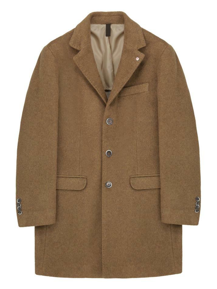 [QB24] 카멜 브라운 클래식 코트 GFICT617CA