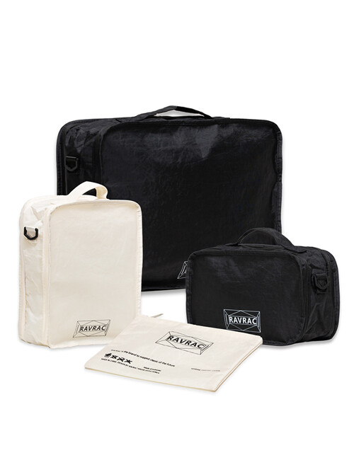 블랙&화이트 여행용 압축파우치 멀티 컴프백 세트