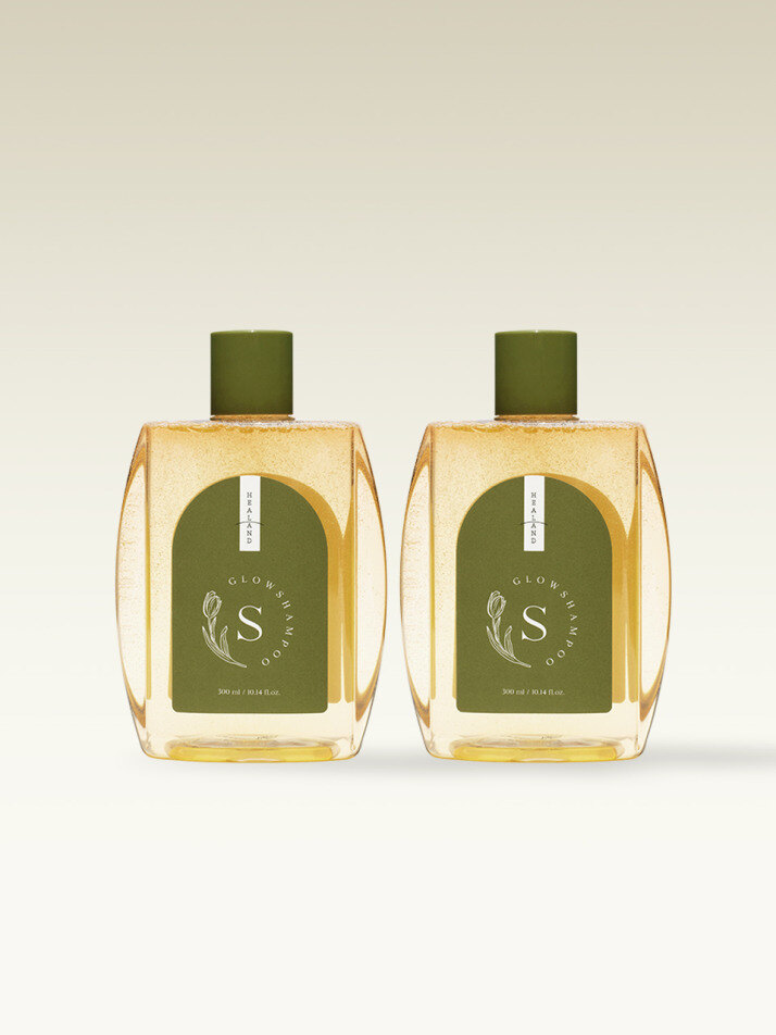 힐란드 글로우 샴푸 300ml 2개