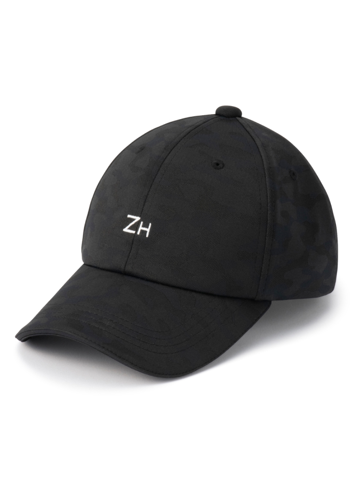 ZHG-CAP 23 Mens Jacquard Camo Cap - Black