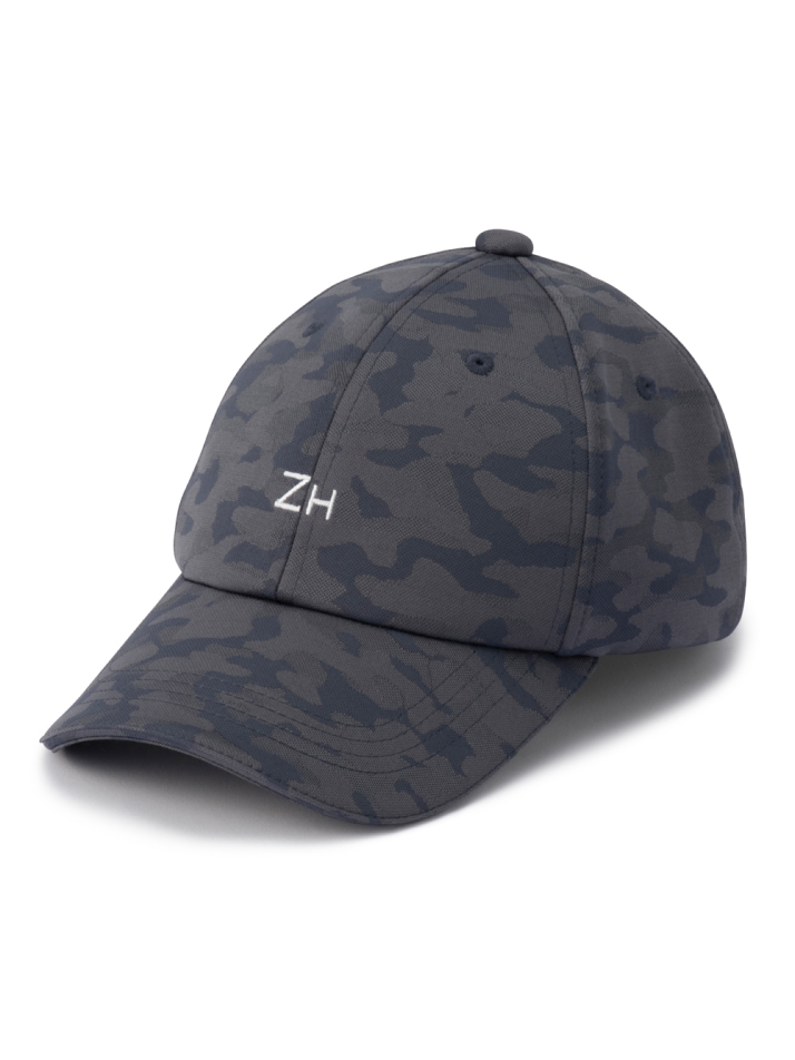 ZHG-CAP 23 Mens Jacquard Camo Cap - Navy