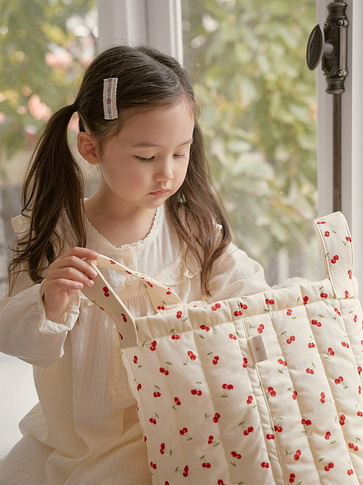 몽레브 체리 토이바스켓 패브릭바구니 장난감정리함