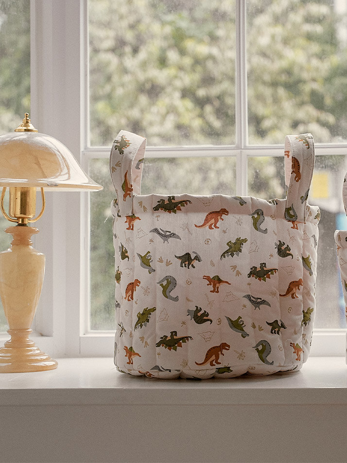 몽레브 공룡 토이바스켓 패브릭바구니 장난감정리함