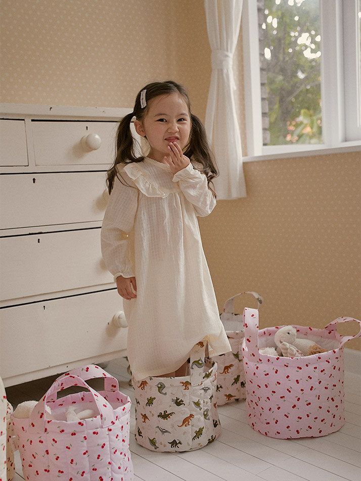 몽레브 공룡 토이바스켓 패브릭바구니 장난감정리함