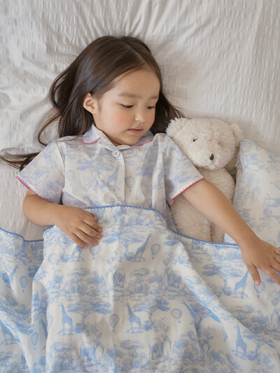 베이비뜨왈 거즈면 거즈뱀부 소재 유아 블랭킷 담요