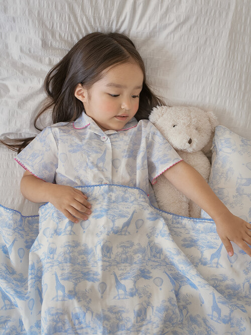 베이비뜨왈 거즈면 거즈뱀부 소재 유아 블랭킷 담요