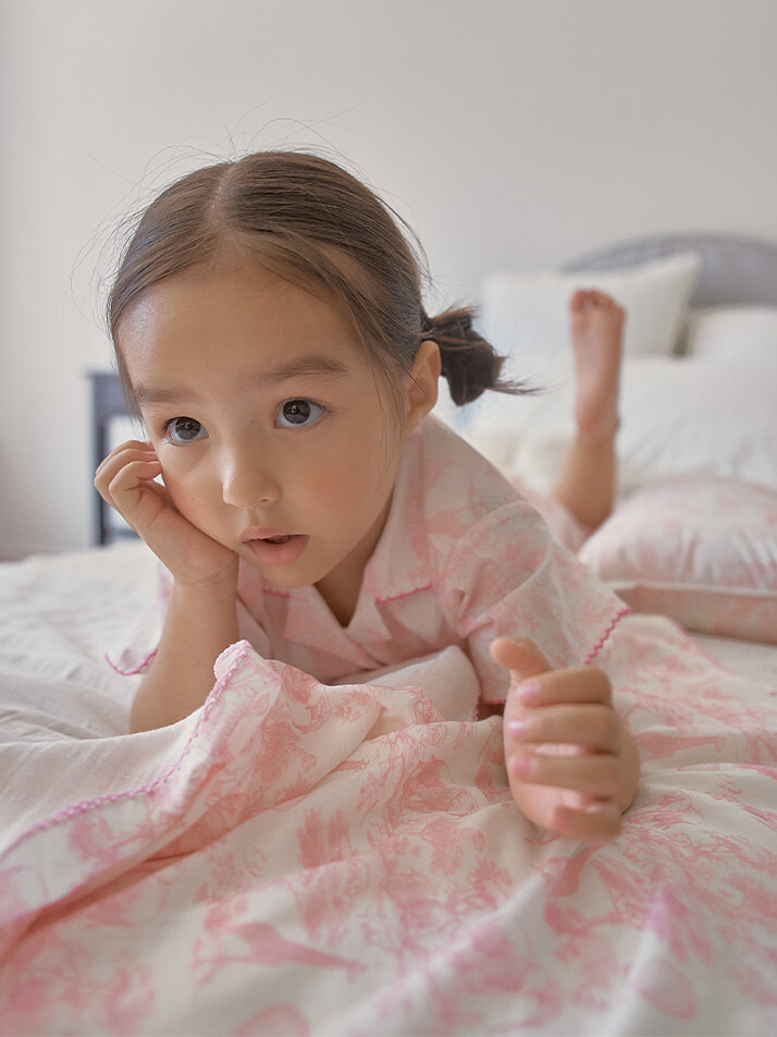 베이비뜨왈 거즈면 거즈뱀부 소재 유아 블랭킷 담요