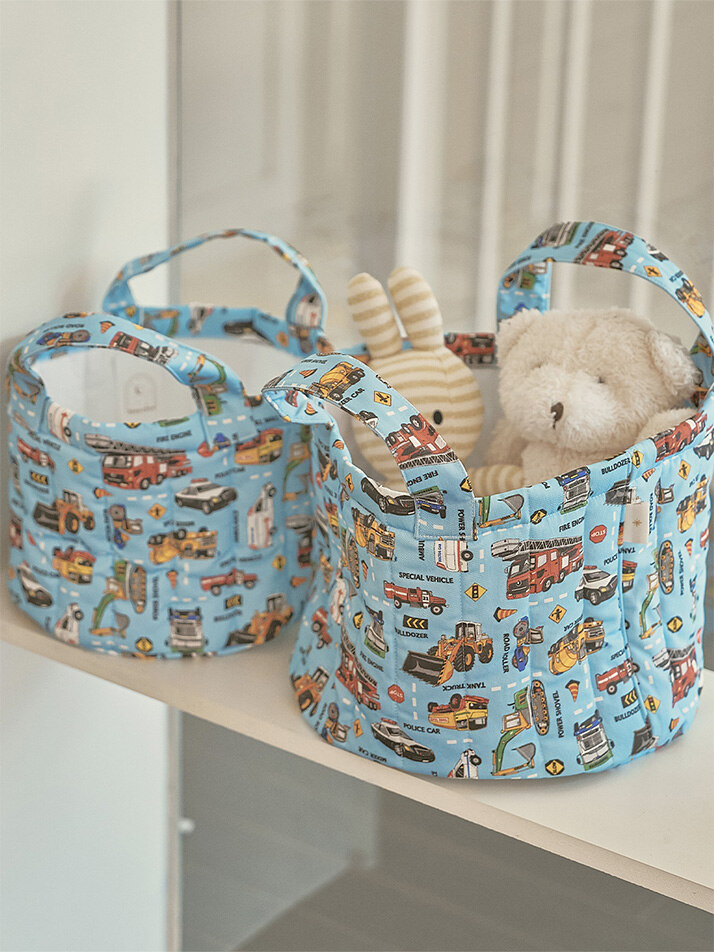 몽레브 워킹카 토이바스켓 패브릭바구니 장난감정리함