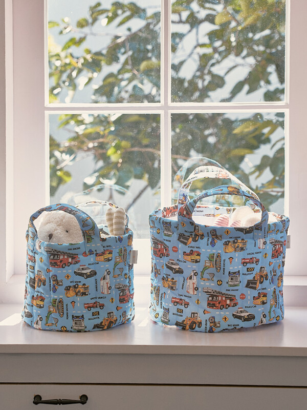 몽레브 워킹카 토이바스켓 패브릭바구니 장난감정리함