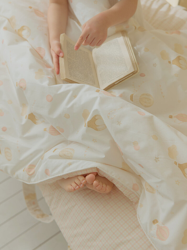 몽레브 열기구 낮잠이불 세트