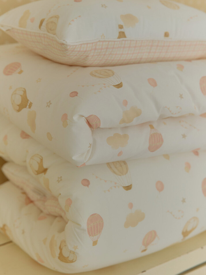 몽레브 열기구 낮잠이불 세트