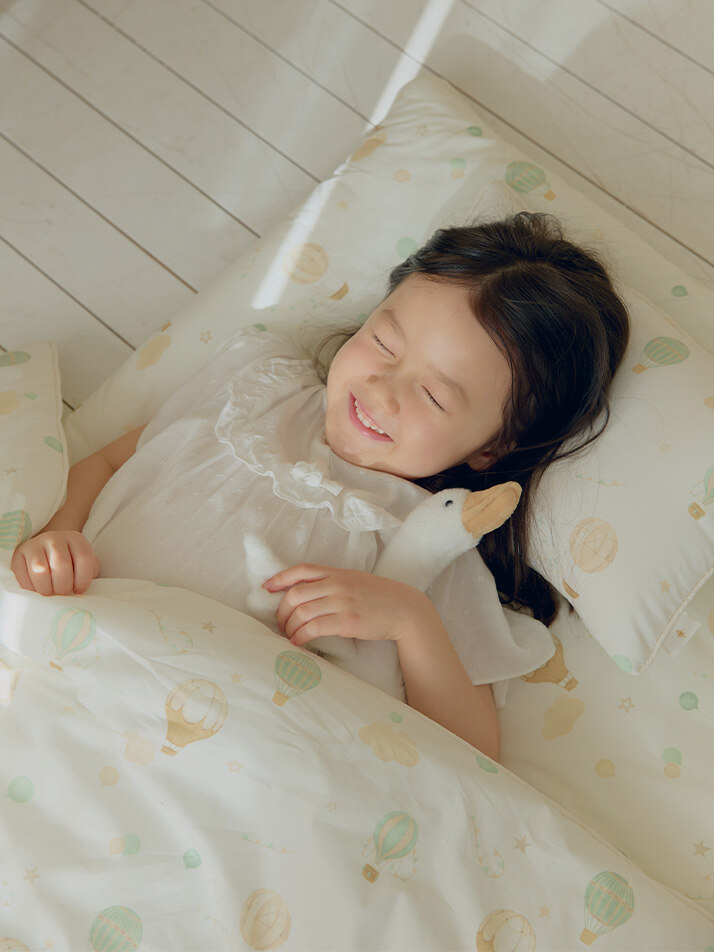 몽레브 열기구 낮잠이불 세트