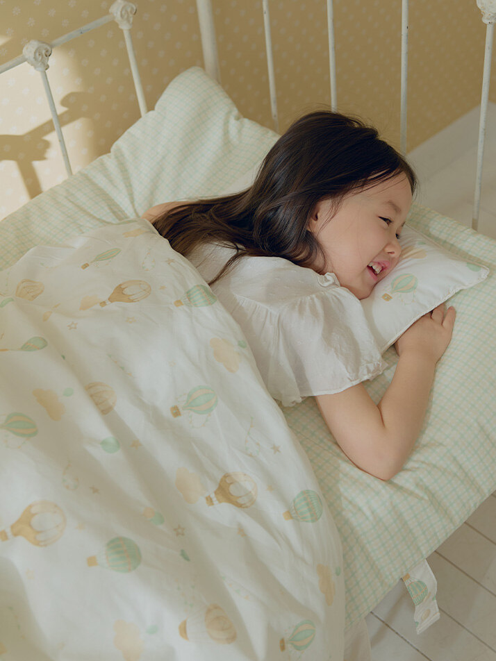 몽레브 열기구 낮잠이불 세트