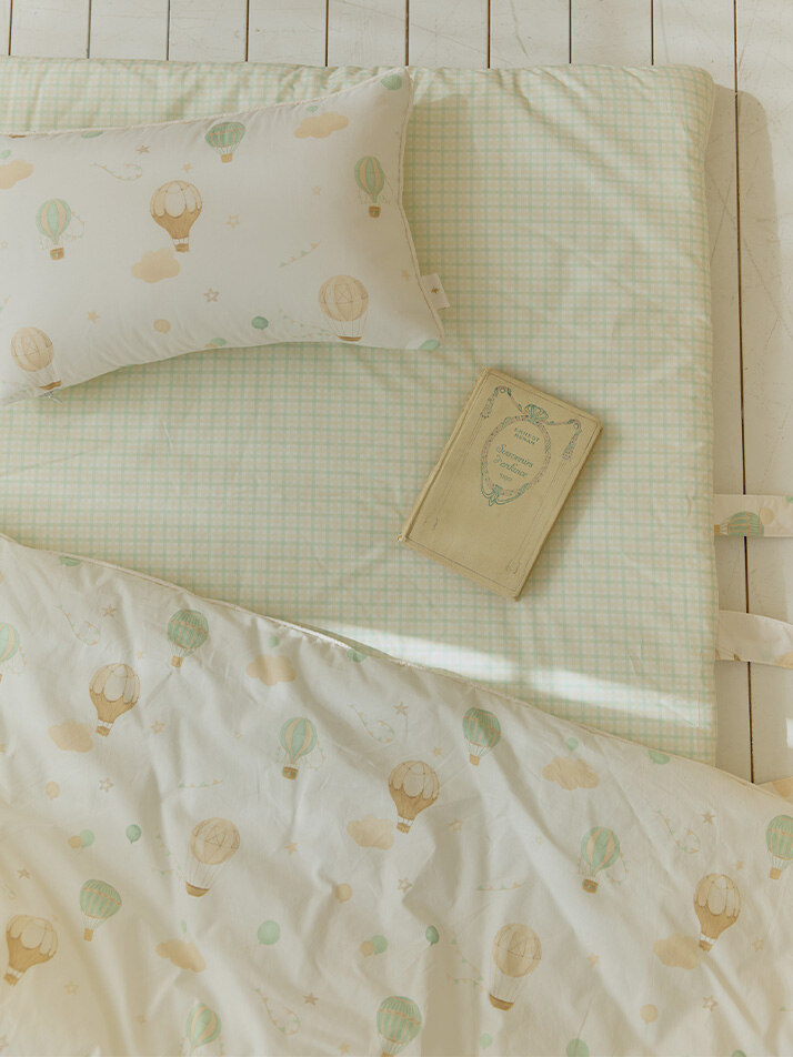 몽레브 열기구 낮잠이불 세트