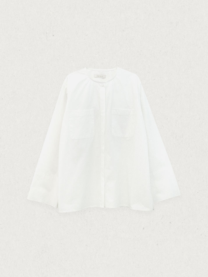 탑 포켓 셔츠 (2컬러)