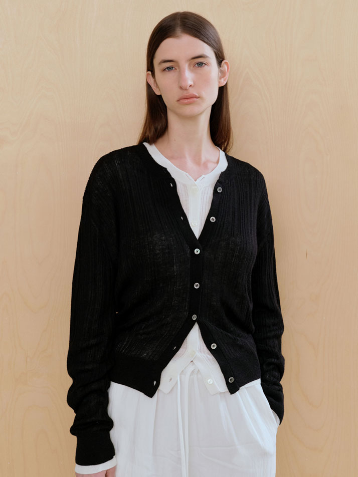 라미 니트 가디건 (3컬러)