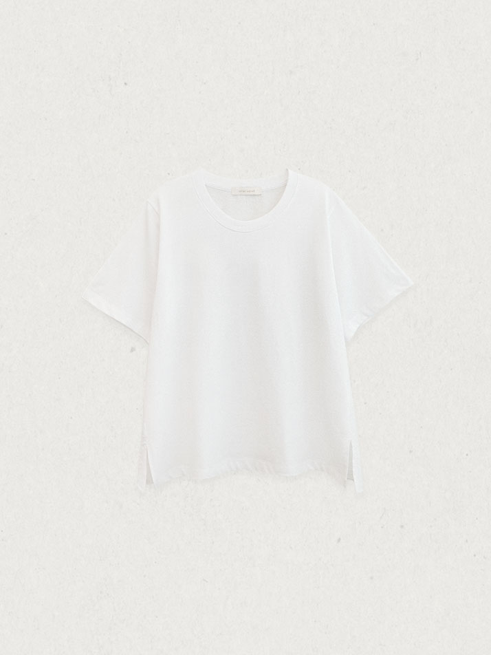 콤비 라운드 반팔 (3컬러)