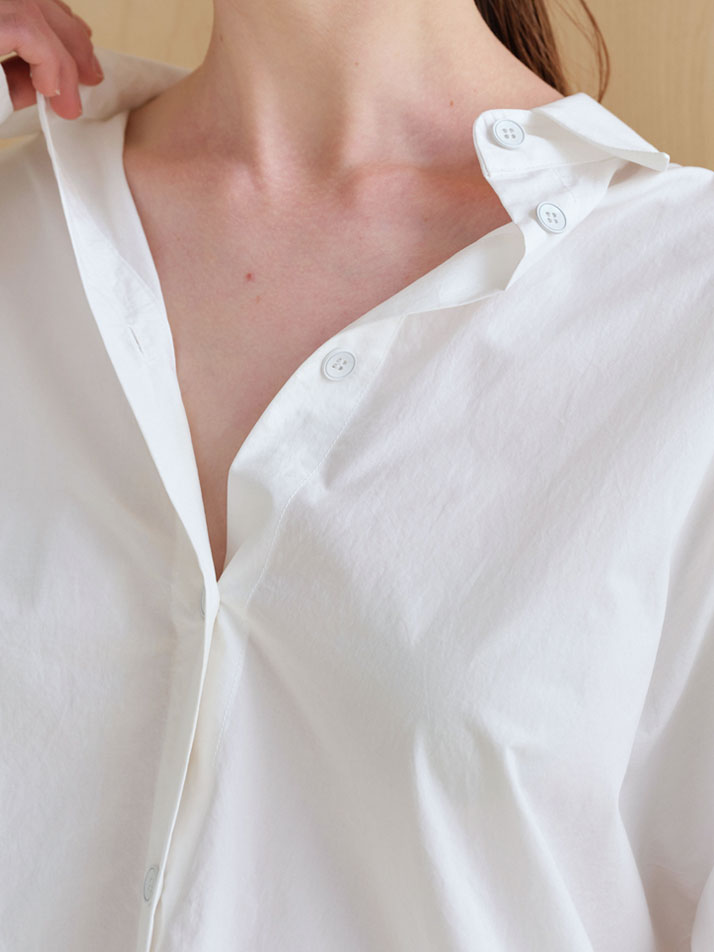 스트링 볼륨 셔츠