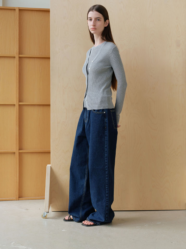 골지 브이 가디건 (3컬러)