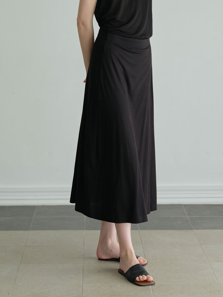 텐셀 랩 스커트 (2컬러)