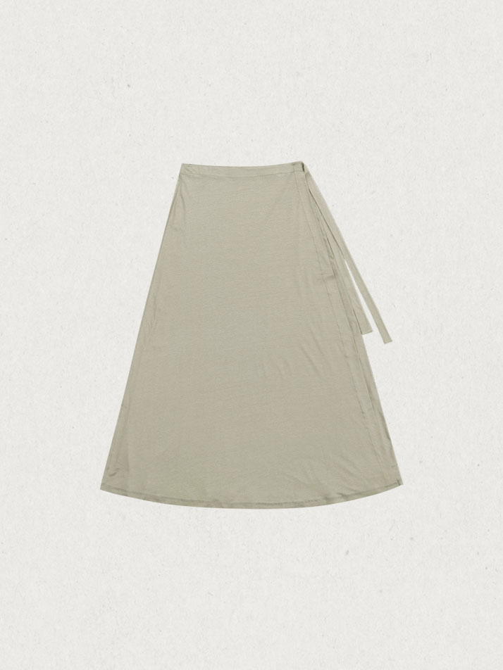 텐셀 랩 스커트 (2컬러)