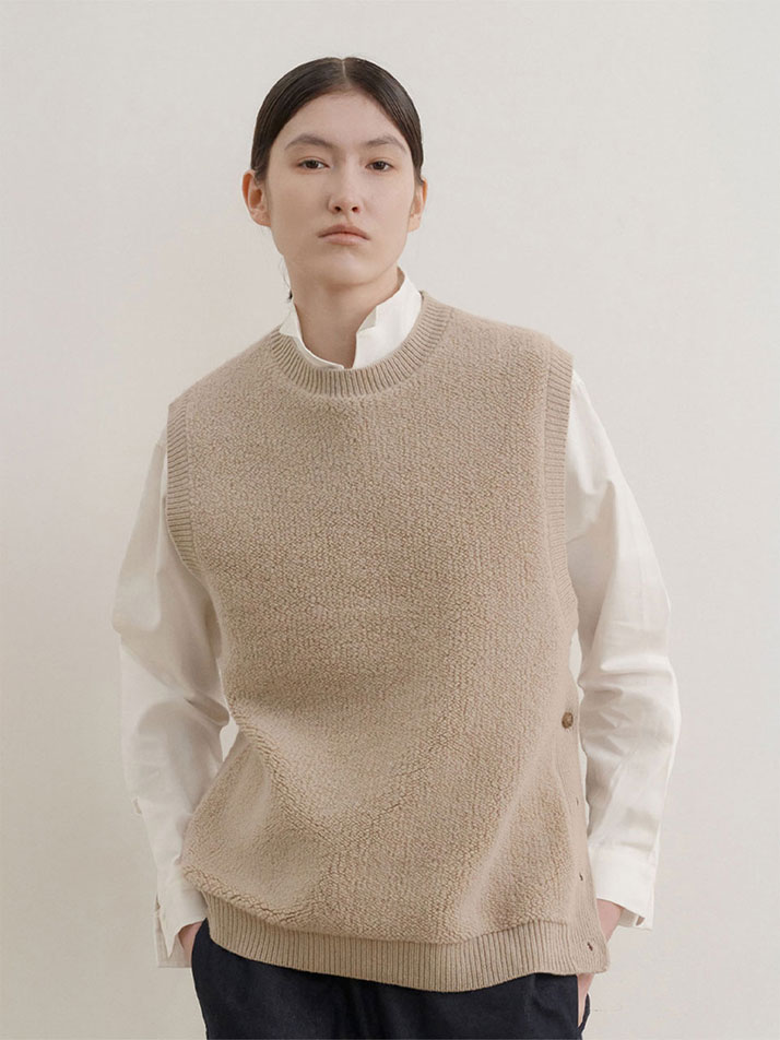 포어 울 테리 베스트 (2컬러)