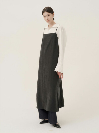 앤드 스트링  슬립 원피스