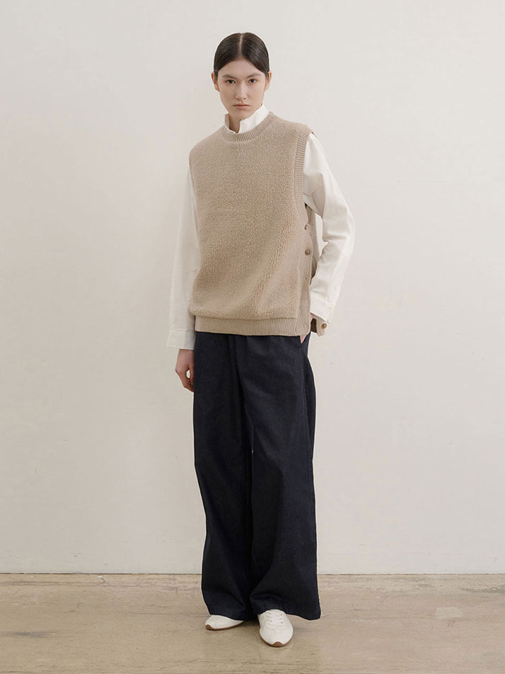 포어 울 테리 베스트 (2컬러)