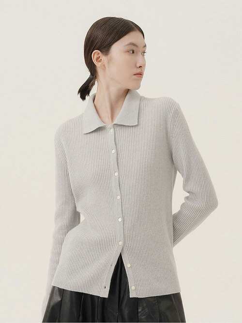 애드 울캐시 골지 가디건 (2컬러)