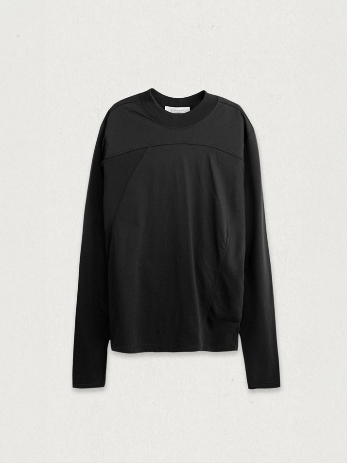 세비아 절개 긴팔 티셔츠