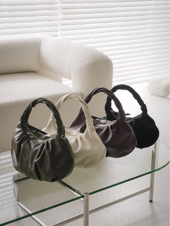 NUBE PICCOLO | 누베피콜로 토트 4col | Black, Burgundy, Cloud, Olive