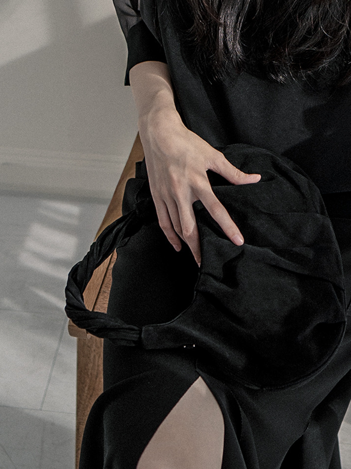 NUBE PICCOLO | 누베피콜로 토트 4col | Black, Burgundy, Cloud, Olive