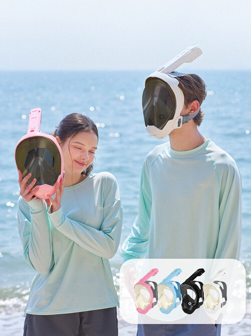 리베아르 성인 풀 페이스 스노클링 마스크 4color