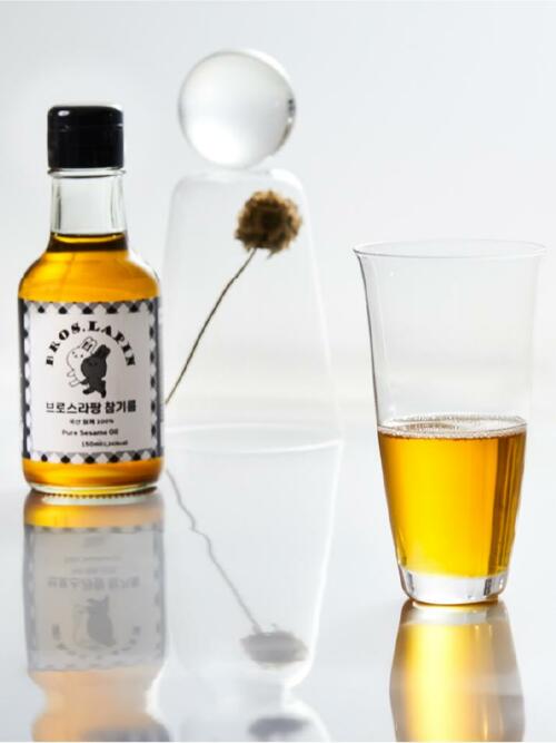 브로스라팡 저온 로스팅 국산 프리미엄 참기름 150ml