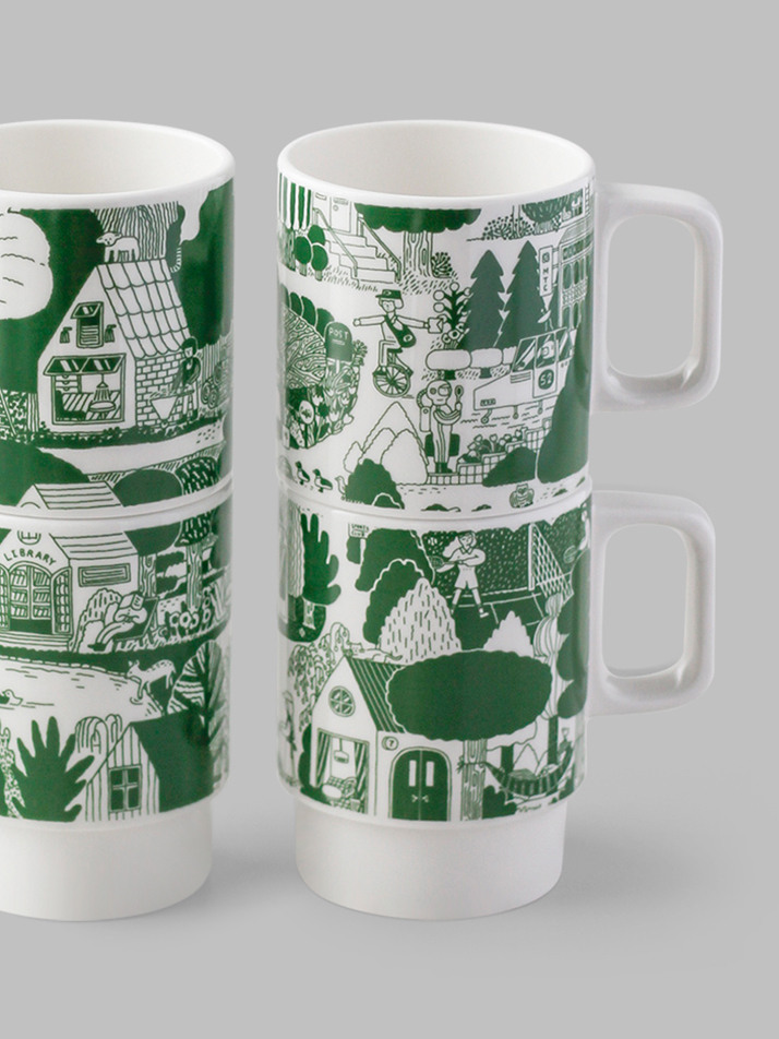 CBB MUG2 Forest village