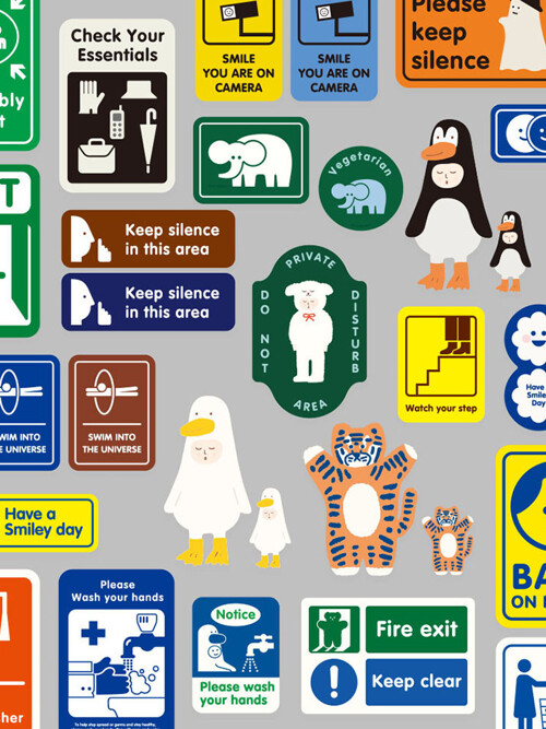CBB Sticker sign