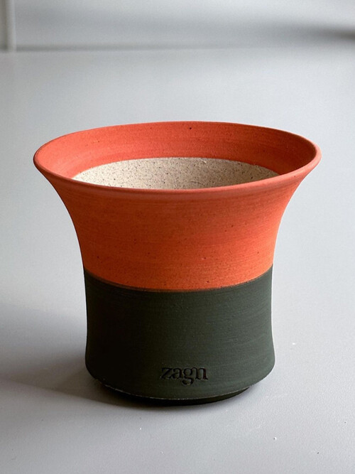 자근 프로젝트 수제 토분 투톤 미니 팟