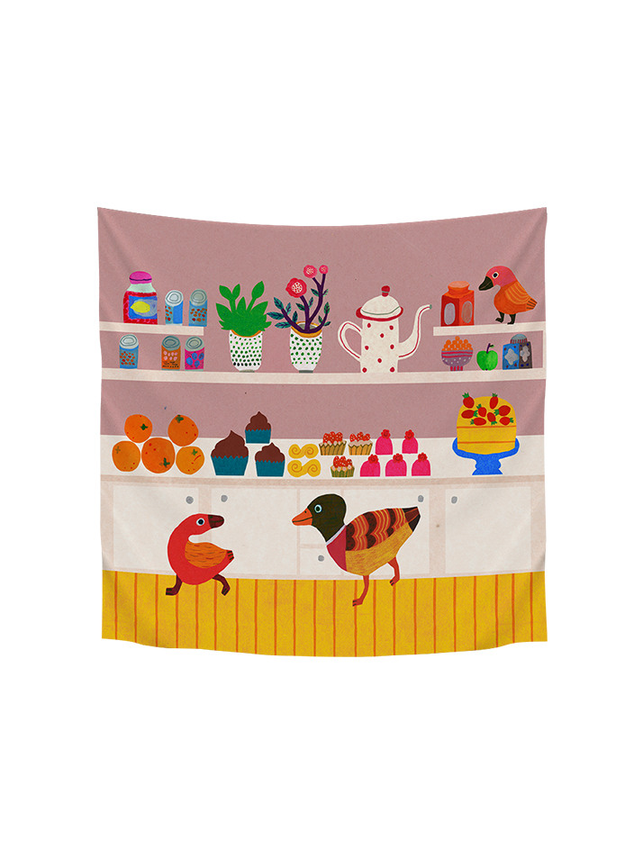 스카프 Kitchen Room / 모니카 포스버그