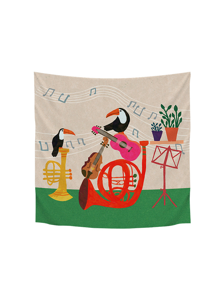 스카프 Music Room / 모니카 포스버그