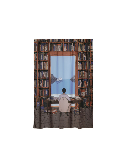 커튼 A Library by the Tyrrhenian Sea / 일리야 밀스타인(Ilya Milstein)