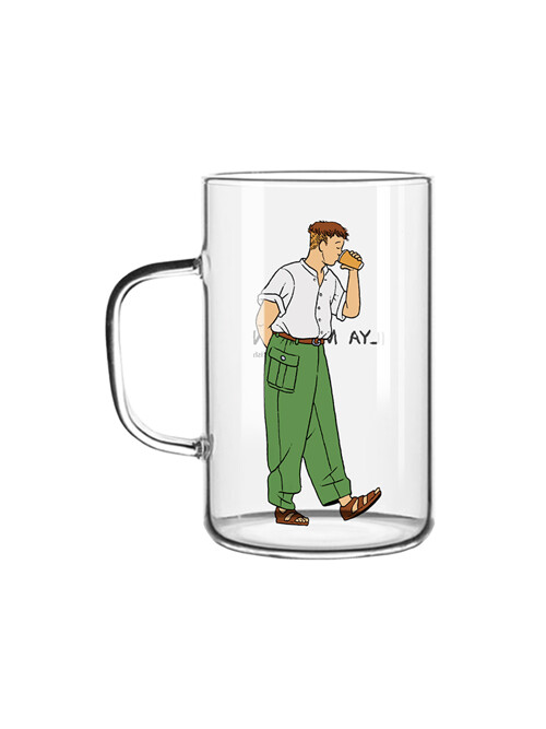 유리컵 Drinking M / 일리야 밀스타인(Ilya Milstein)