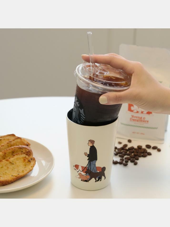 텀블러컵 Walk the dog M / 일리야