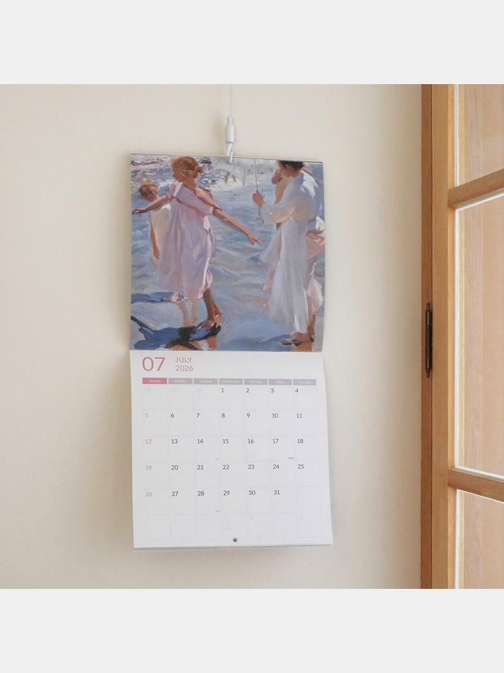 벽걸이캘린더 2026 Wall Calendar / 호아킨 소로야(Joaquin Sorolla)
