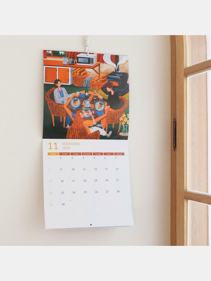 벽걸이캘린더 2026 Wall Calendar / 프레리(Prairie)