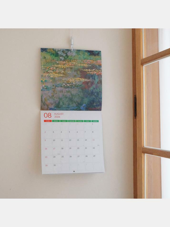 벽걸이캘린더 2026 Wall Calendar / 클로드 모네(Claude Monet)