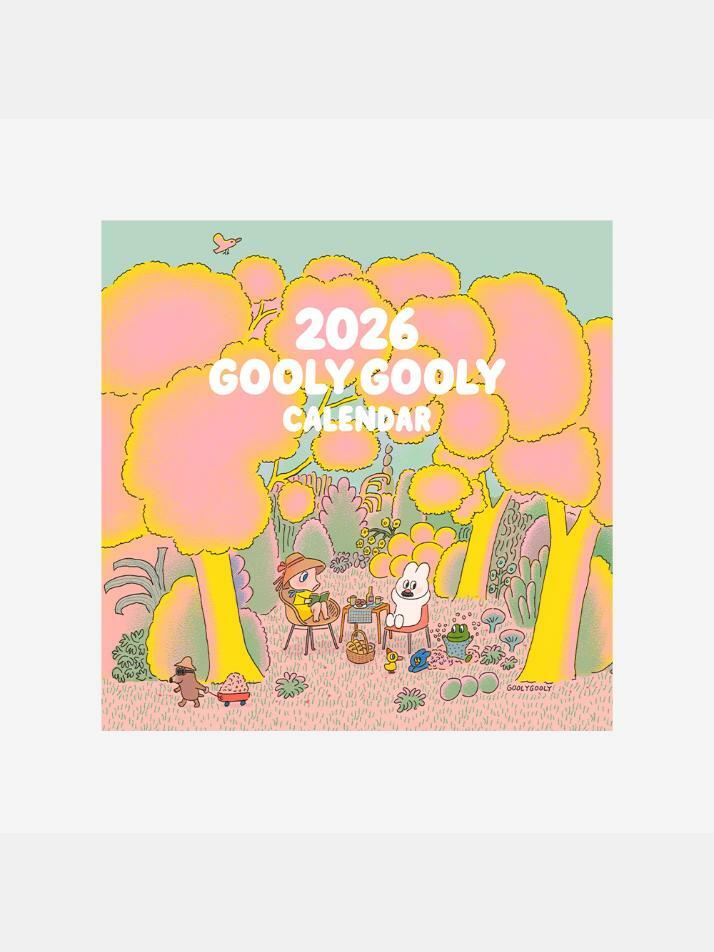 벽걸이캘린더 2026 Wall Calendar / 굴리굴리(GOOLYGOOLY)