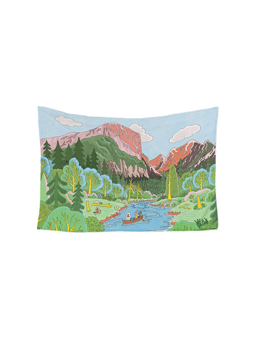 담요 Little Adventures of Friends / 굴리굴리(GOOLYGOOLY)